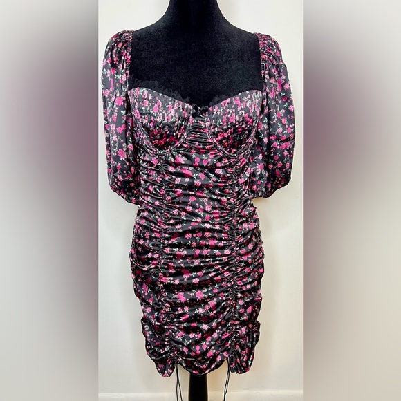 For Love & Lemons Victoria’s Secret Melrose Floral mini dress. Medium EUC - Picture 3 of 13